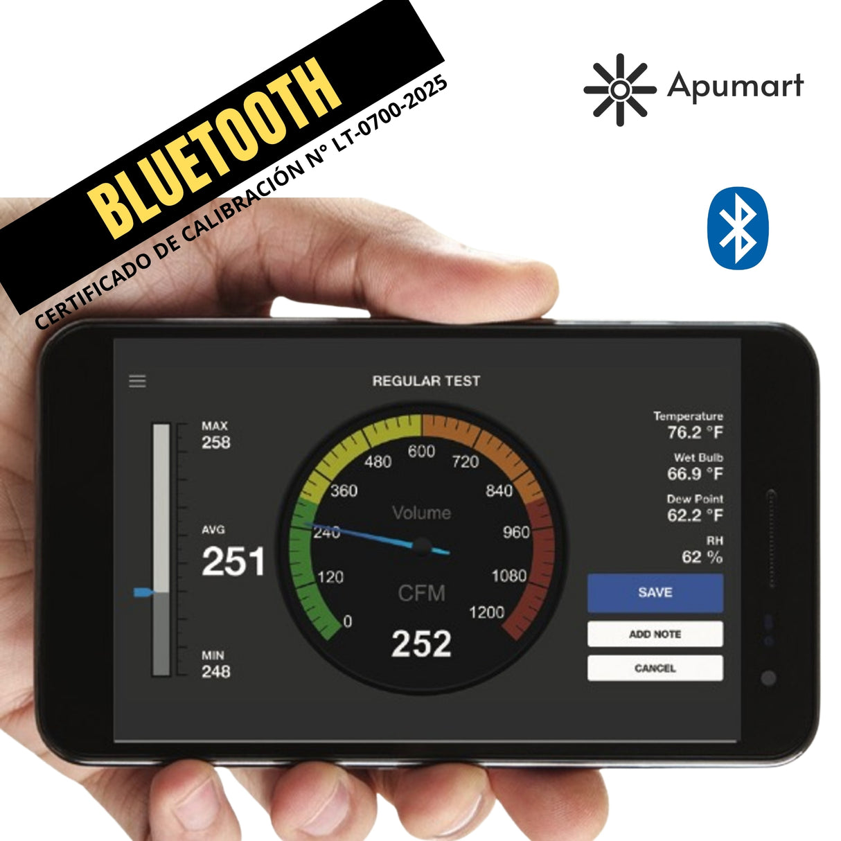 Anemómetro Easy Hood CPS