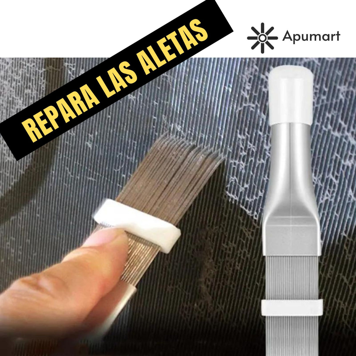Kit de Mantenimiento HVAC – Cepillos y Peines de Limpieza para Aletas