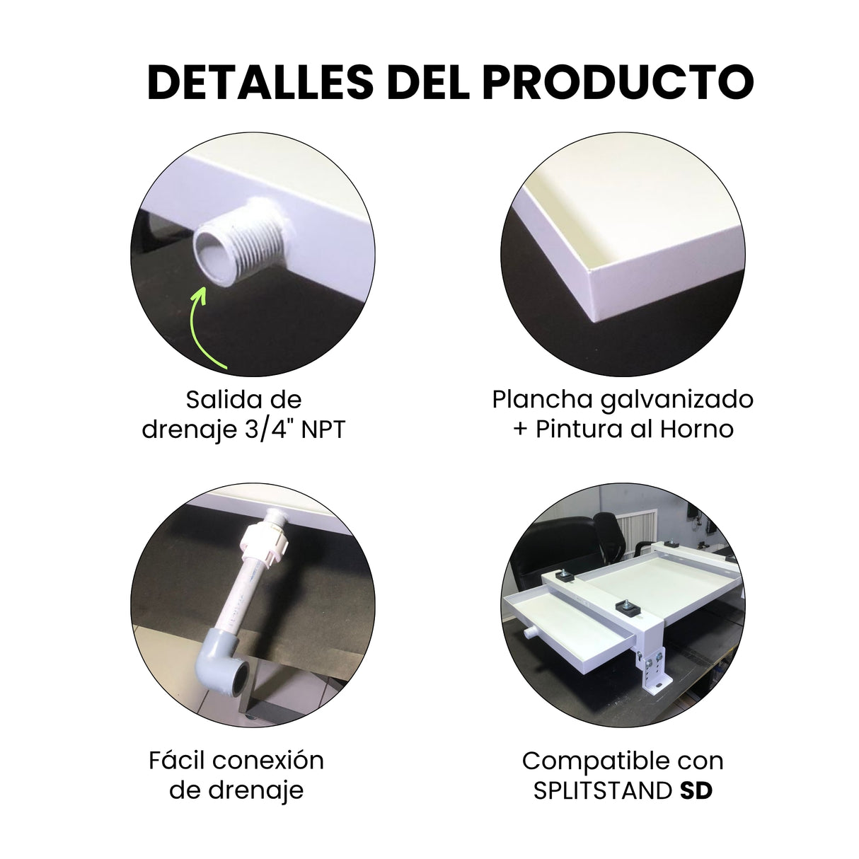 BC-100-42 Bandeja de Condensado para Unidades Condensadoras 18,000 - 24,000 btu