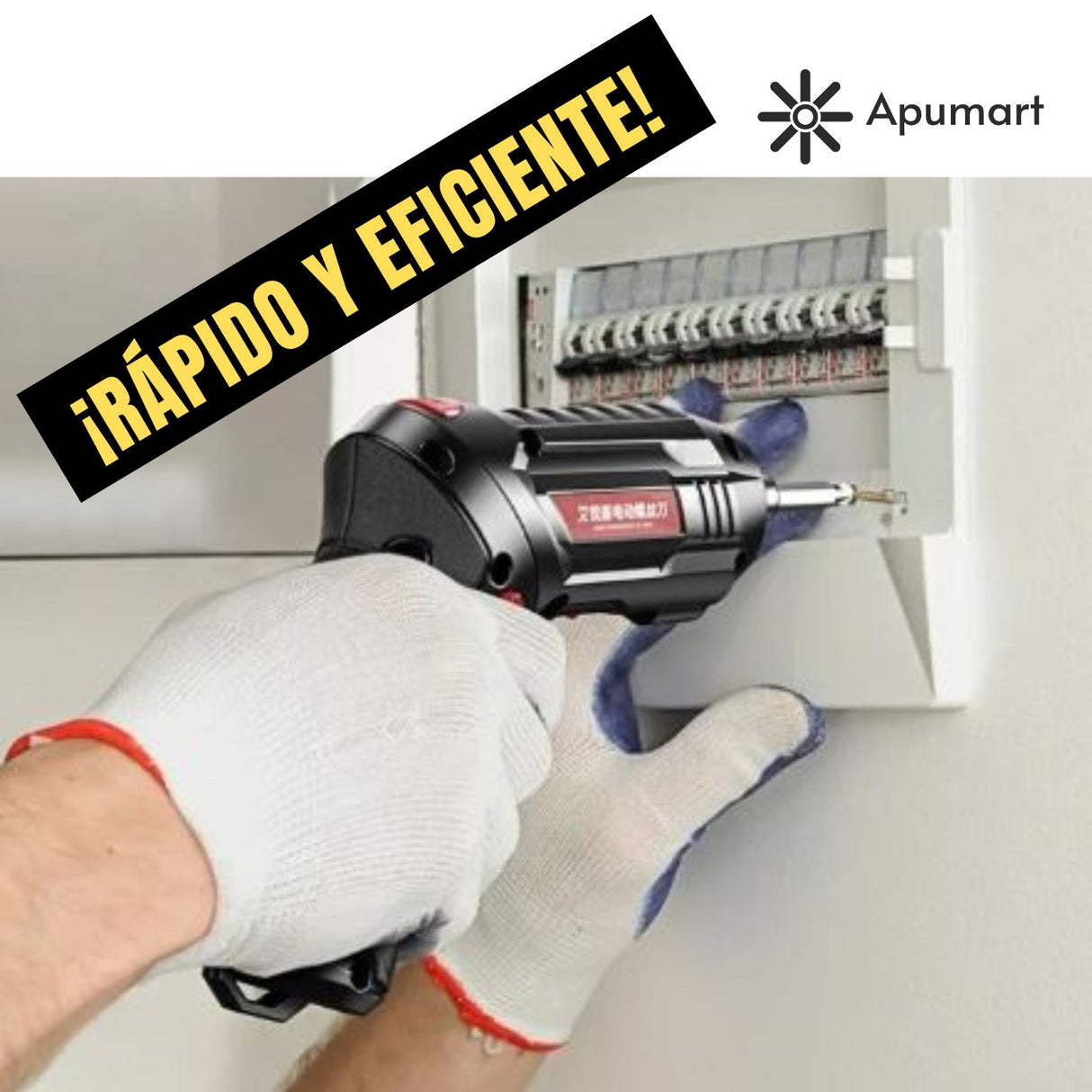 Destornillador Eléctrico Portátil Recargable – Uso Hogar y Taller