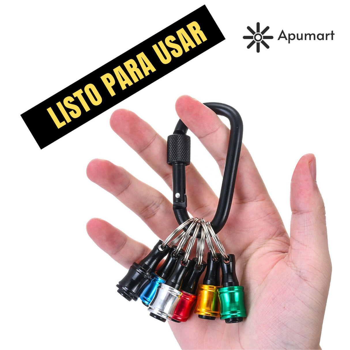 Llavero Porta Puntas Magnético – Organizador de Brocas y Punteras