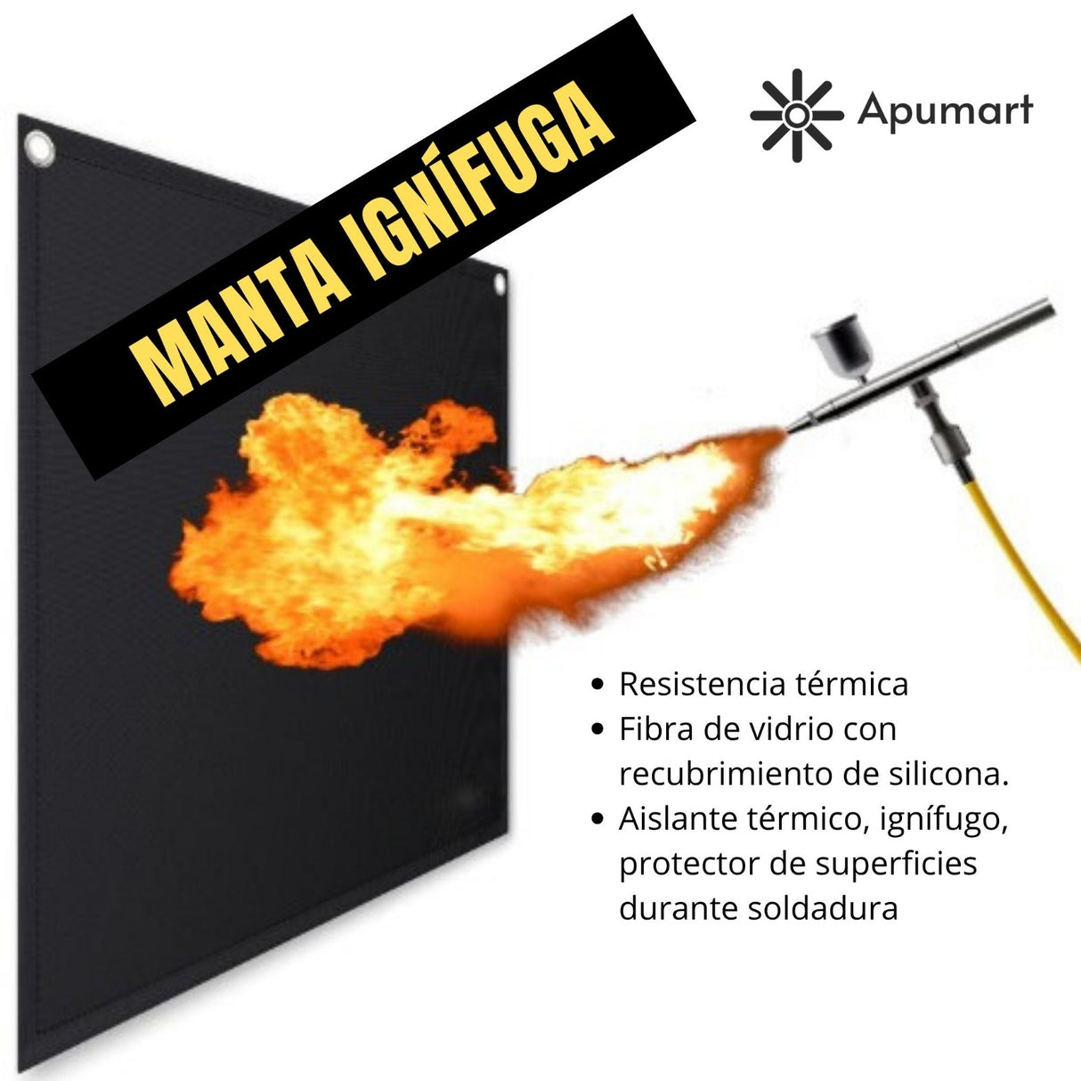 Manta Ignífuga para Soldadura – Protección Térmica Industrial