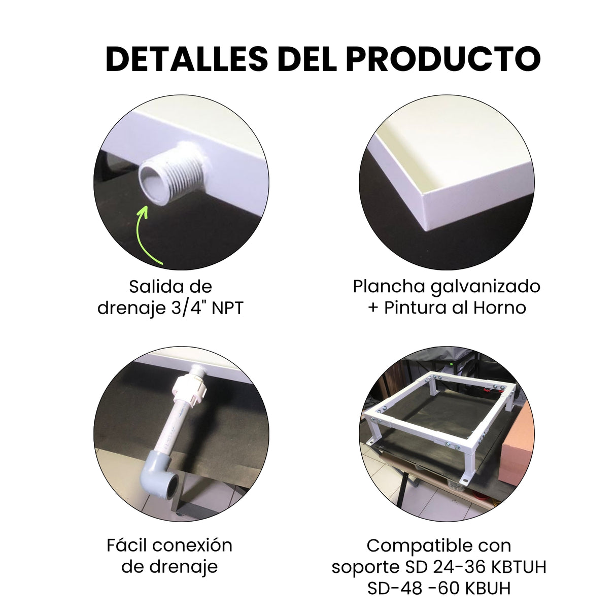 BC-86-86™ Bandeja de Condensado para Condensadora de Tiro Vertical