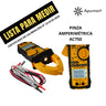 Alquiler de Pinza Amperimétrica Digital Calibrada para Electricidad, Aire Acondicionado e Industria