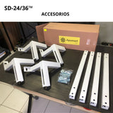 SD-24/36™ Base Metálica Regulable para Condensadoras de Tiro Vertical 24,000–36,000 BTU/h