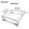 SD-24/36™ Base Metálica Regulable para Condensadoras de Tiro Vertical 24,000–36,000 BTU/h