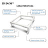 SD-24/36™ Base Metálica Regulable para Condensadoras de Tiro Vertical 24,000–36,000 BTU/h
