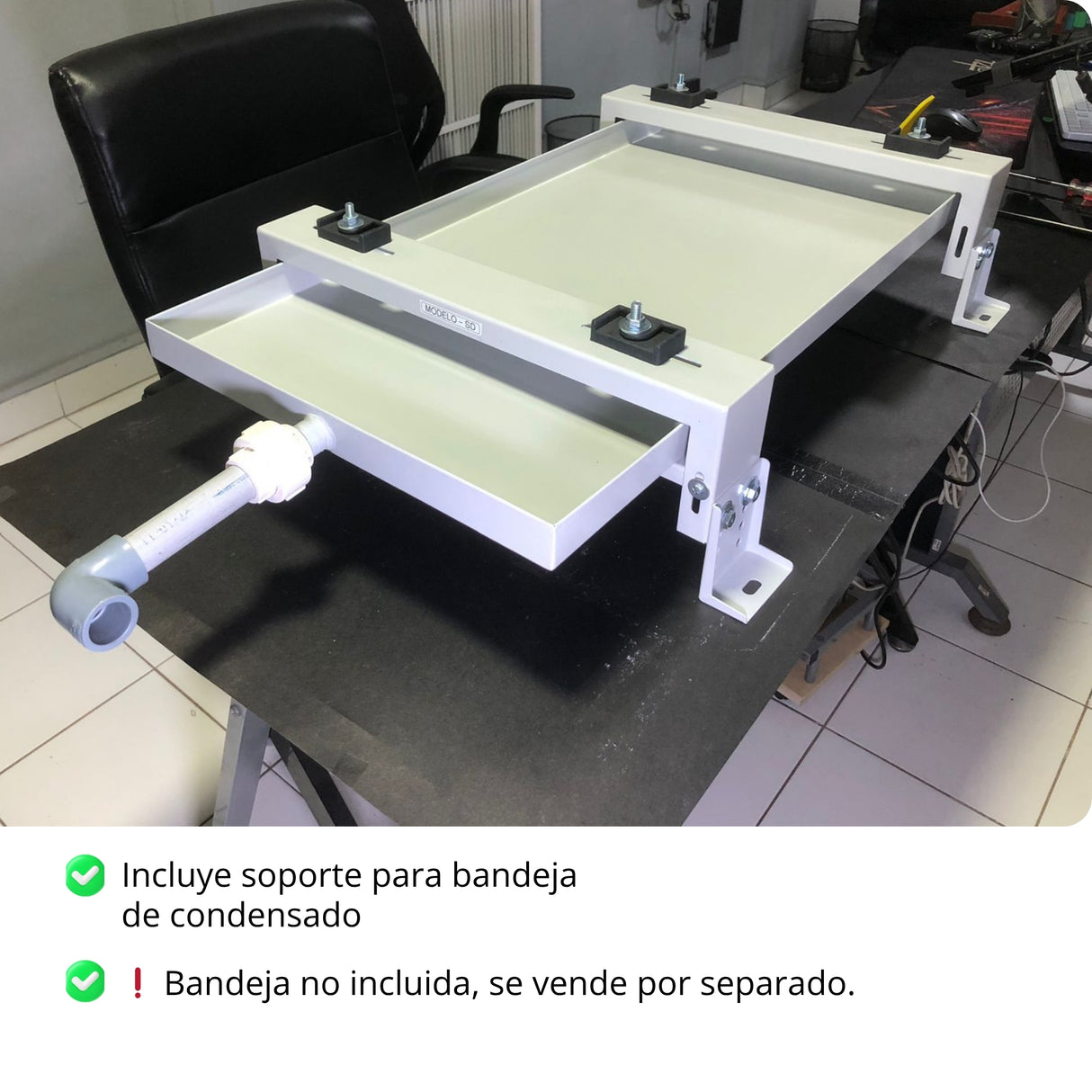SPLITSTAND™ SD – Soporte Regulable para Unidad Condensadora Frío/Calor (12,000–30,000 BTU/h)