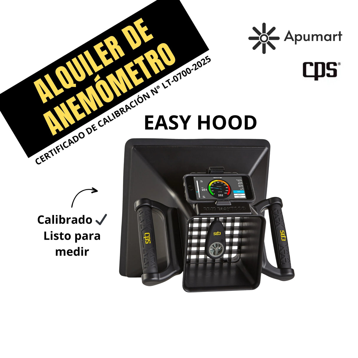 Anemómetro Easy Hood CPS