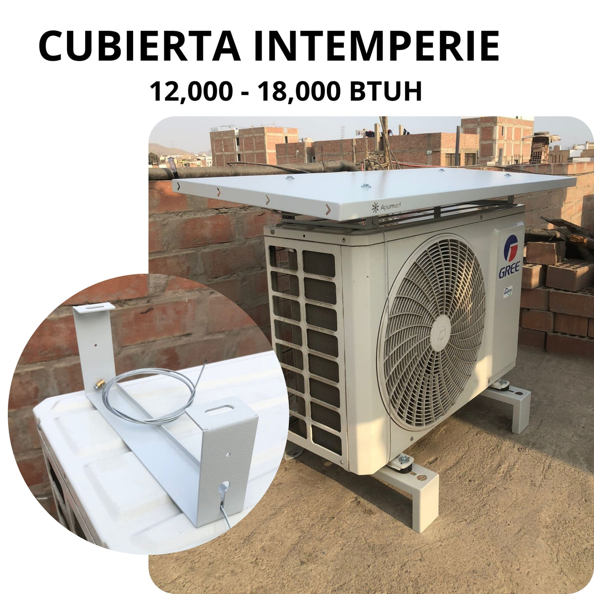 CI-12/18™ Cubierta intemperie para Unidad Condensadora 12,000–18,000 BTU/h