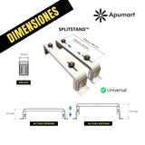 SPLITSTAND™ – Soporte Regulable Universal Tipo Mesa para Unidad Condensadora de Aire Acondicionado (12,000–30,000 BTU/h)