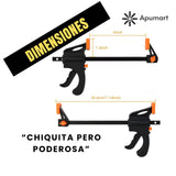 Prensa Sargento Tipo F – Agarre Rápido para Instalación HVAC