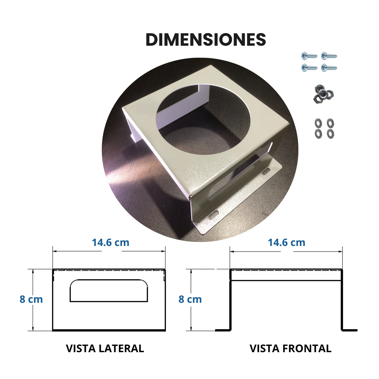 OMEGA STAND™ – Soporte Metálico para Manómetros Diferenciales de Montaje Rápido