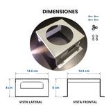 OMEGA STAND™ – Soporte Metálico para Manómetros Diferenciales de Montaje Rápido