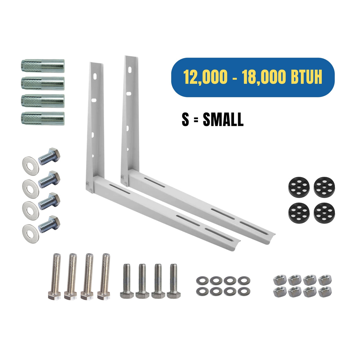 Soporte Metálico AC-BRACKET S para Montaje de Condensadoras 12,000–18,000 BTU/h