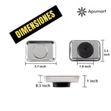 Bandeja Magnética Rectangular – Acero Inoxidable para Tornillos y Piezas
