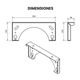 SB-02 – Soporte para Cilindros de Gas | Fijación rápida y segura HVAC