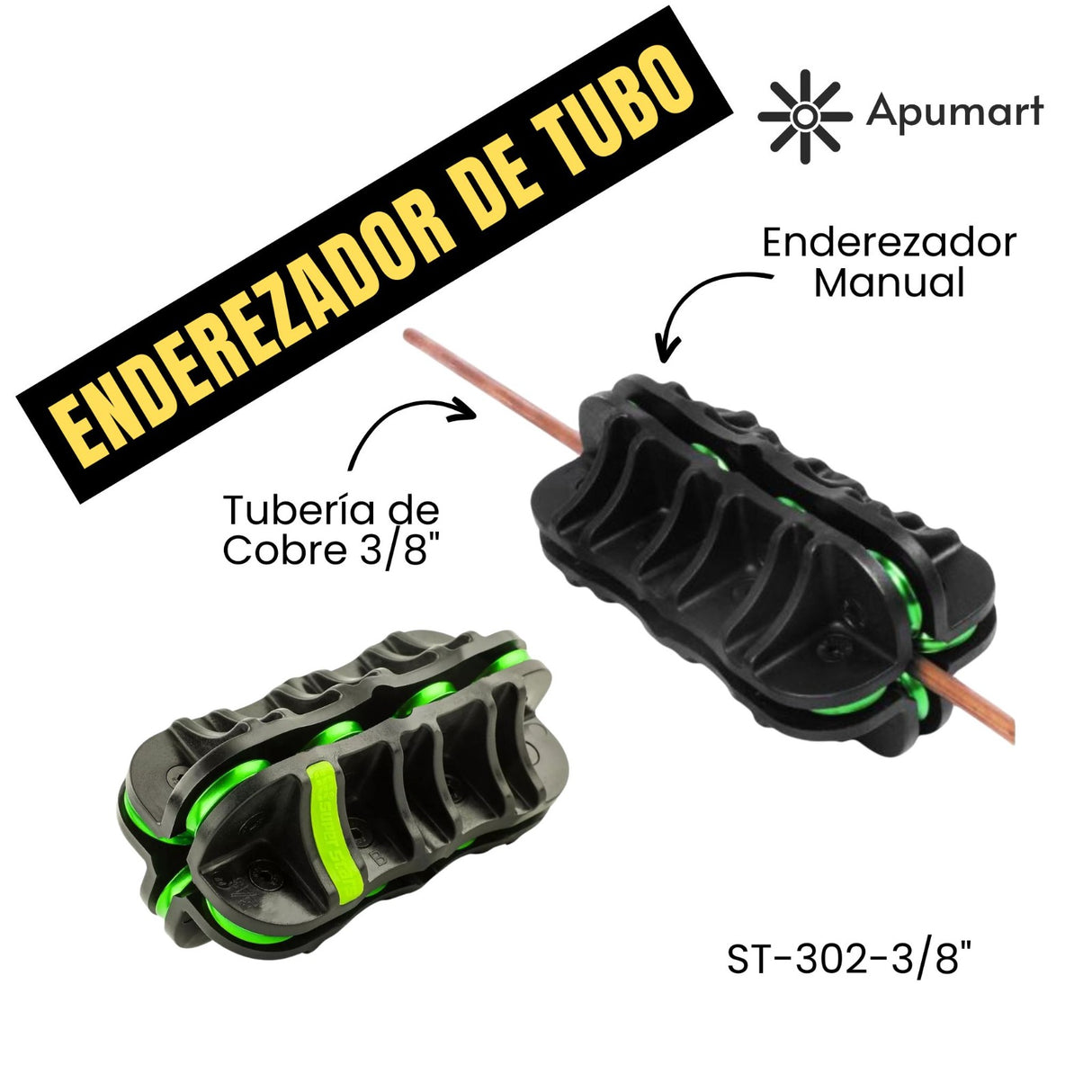 Enderezador de Tubos ST-302 para Cobre y Aluminio (HVAC Perú)