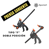 Prensa Sargento Tipo F – Agarre Rápido para Instalación HVAC
