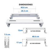 SPLITSTAND™ SN – Soporte Regulable para Unidad Condensadora de Aire Acondicionado (12,000–30,000 BTU/h)