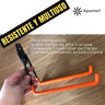 Gancho Universal de Pared con Cubierta de Goma – Hierro Reforzado