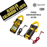 Alquiler de Pinza Amperimétrica Digital Calibrada para Electricidad, Aire Acondicionado e Industria