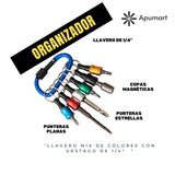 Llavero Porta Puntas Magnético – Organizador de Brocas y Punteras