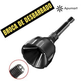 Broca Desbarbadora para Varilla Roscada 1/4” – Acero Tungsteno Profesional