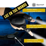 Guantes con Linterna LED Recargables – Para Electricistas y Técnicos