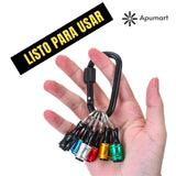 Llavero Porta Puntas Magnético – Organizador de Brocas y Punteras