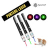 Puntero Láser Recargable USB 3 Colores – Profesional HVAC y Presentaciones Pack x 3