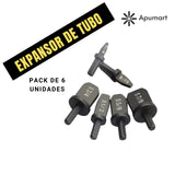 Expansor de Tubo de Cobre HVAC – Juego de 6 Piezas de Acero