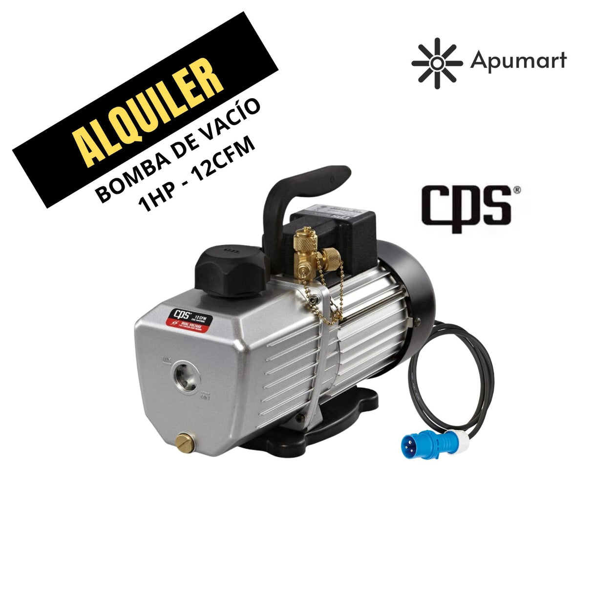 Bomba de Vacío CPS 1 HP – 12 CFM para HVAC/Refrigeración